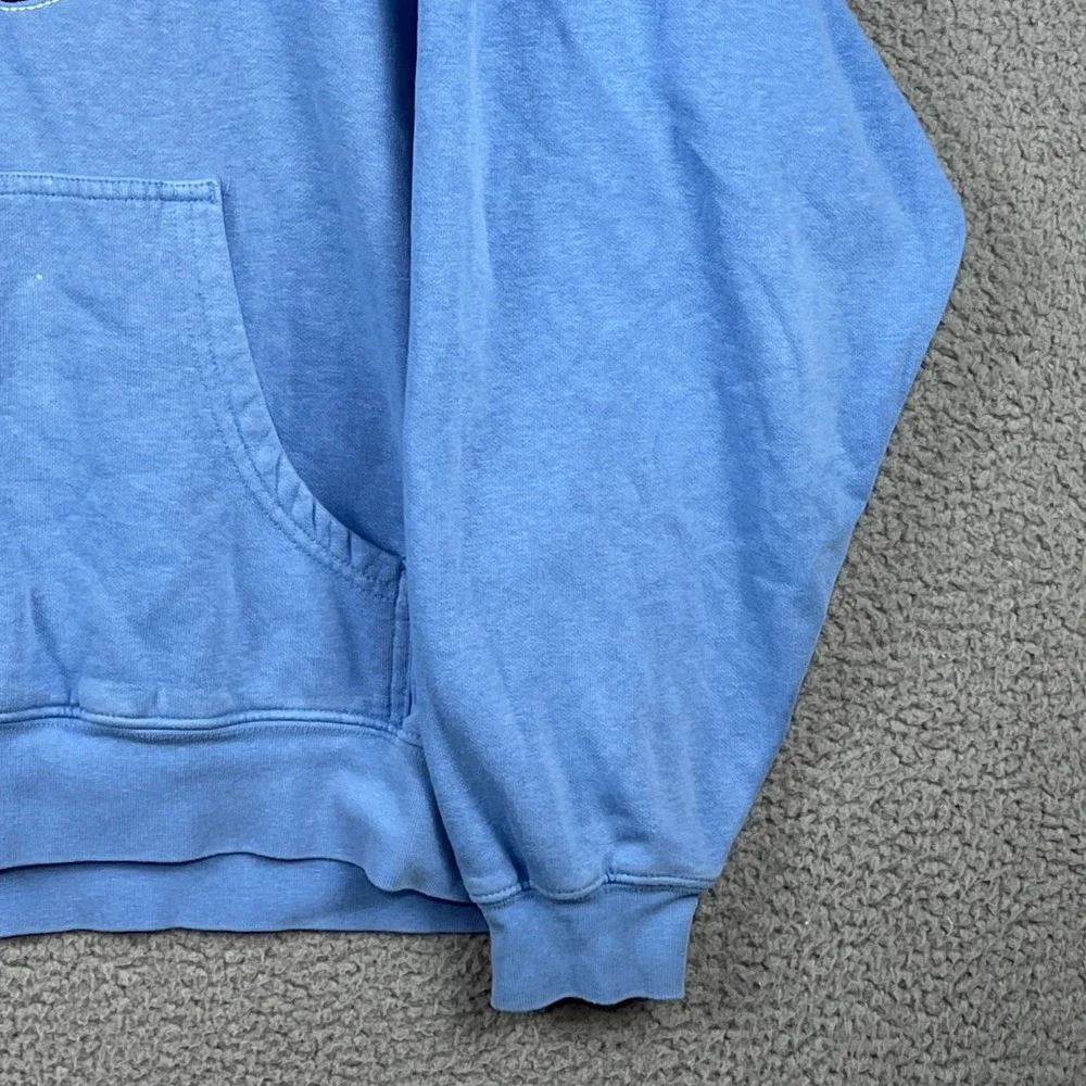 Nike Team North Carolina Tar Heels Hoodie Blue Vintage NC Logo Mens Large